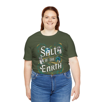Salt Of The Earth Matthew 5:13 Unisex Jersey Short Sleeve Tee, Abstract Design