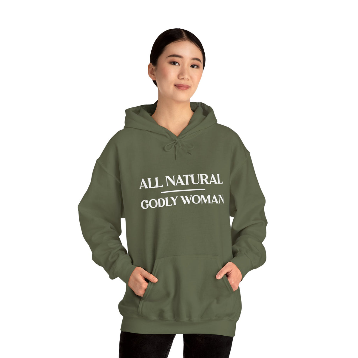 All Natural Godly Woman Heavy Blend™ Hooded Sweatshirt