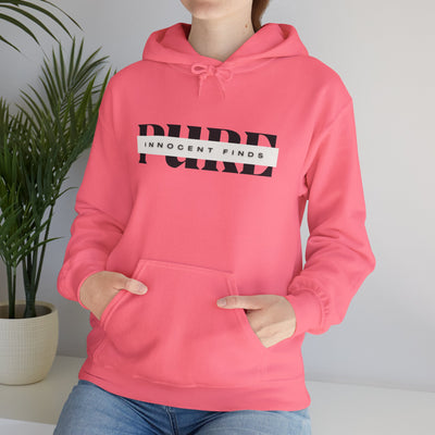 Pure Innocent Finds Unisex Heavy Blend™ Hooded Sweatshirt, Black Design