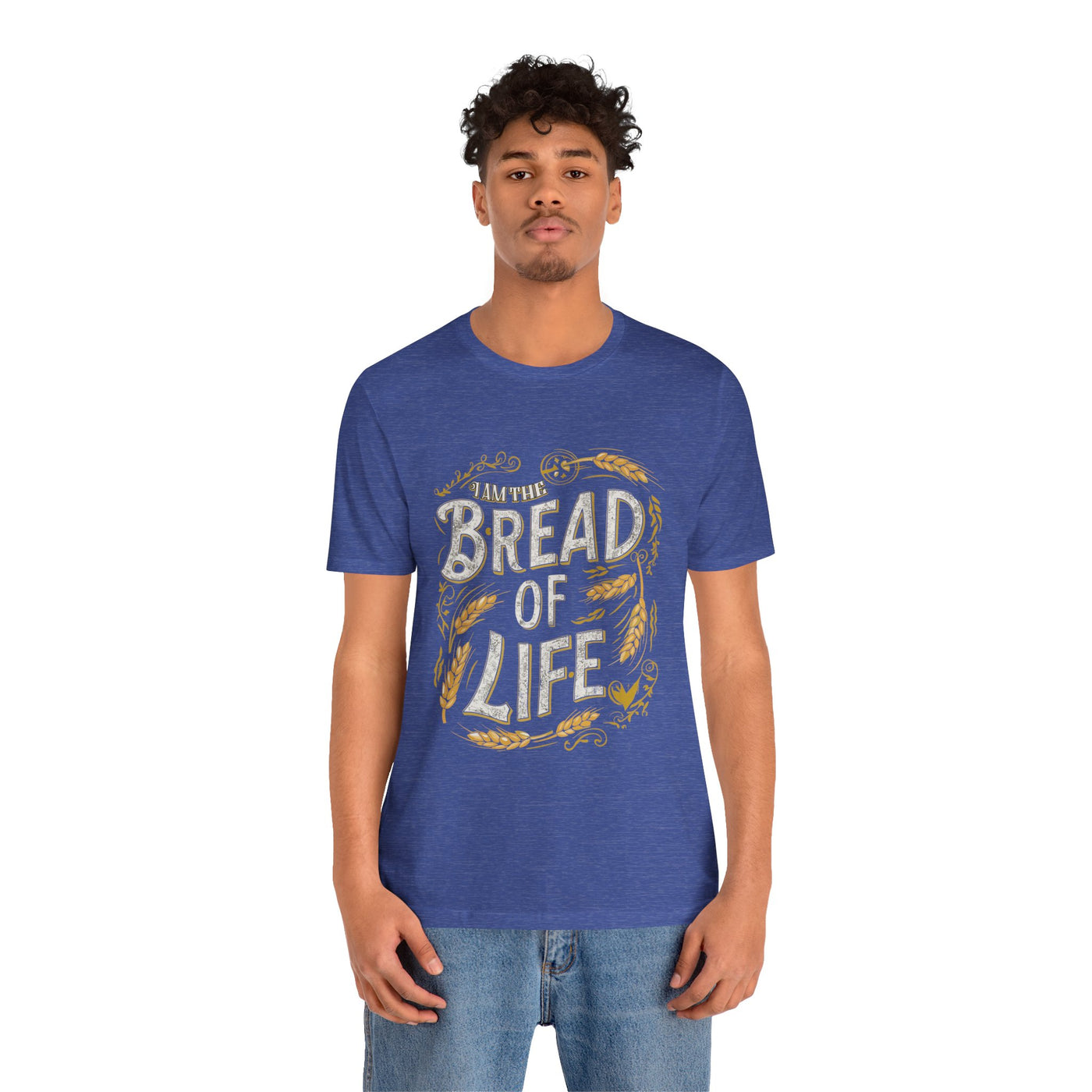 Bread of Life Unisex Jersey Short Sleeve Tee, Aesthetic Design