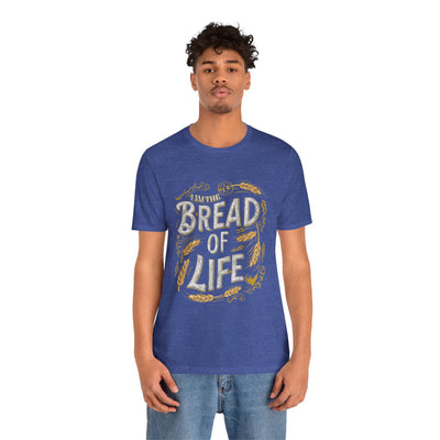 Bread of Life Unisex Jersey Short Sleeve Tee, Aesthetic Design