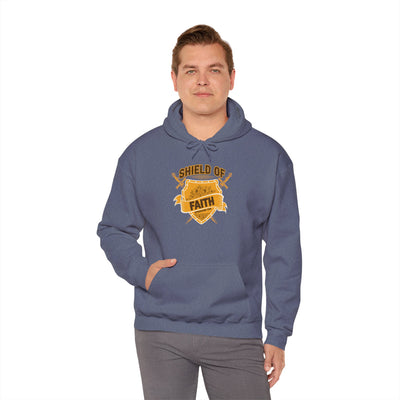 Shield Of Faith Unisex Heavy Blend™ Hooded Sweatshirt , Winter Wear