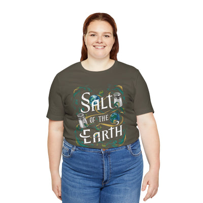 Salt Of The Earth Matthew 5:13 Unisex Jersey Short Sleeve Tee, Abstract Design