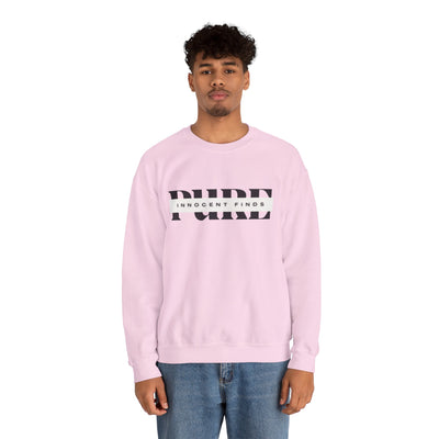 Pure Innocent Finds Unisex Heavy Blend™ Crewneck Sweatshirt, Black