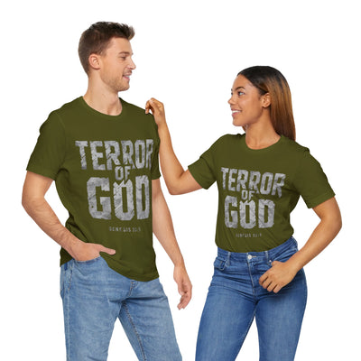 Terror Of God Genesis 35:5 Unisex Jersey Short Sleeve Tee