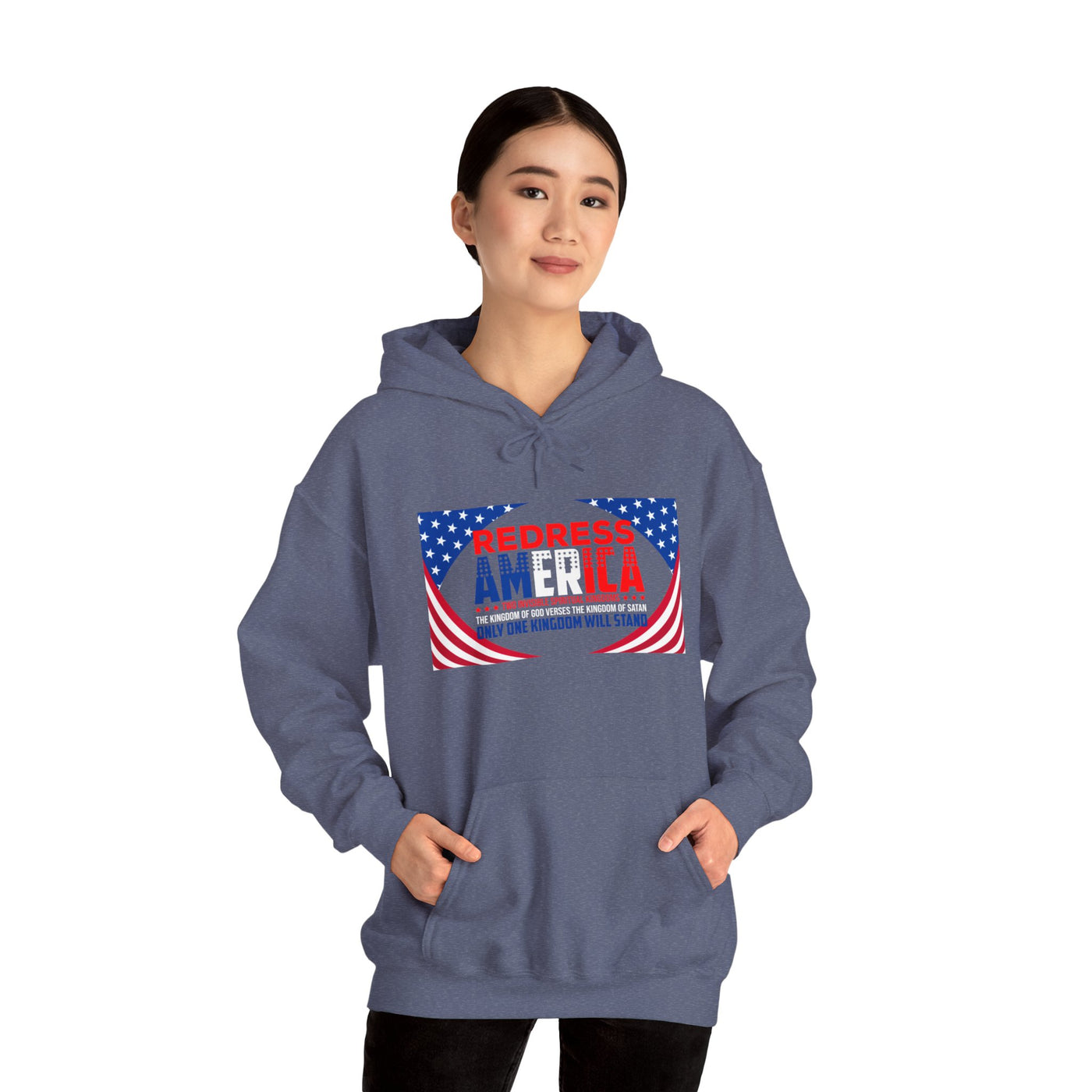 Redress America Unisex Heavy Blend™ Hooded Sweatshirt, American Stars