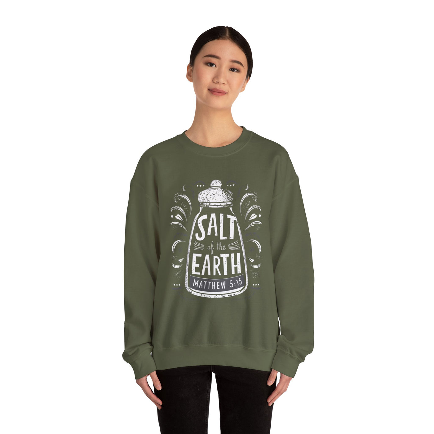 Salt Of The Earth Matthew 5:13 Unisex Heavy Blend™ Crewneck Sweatshirt