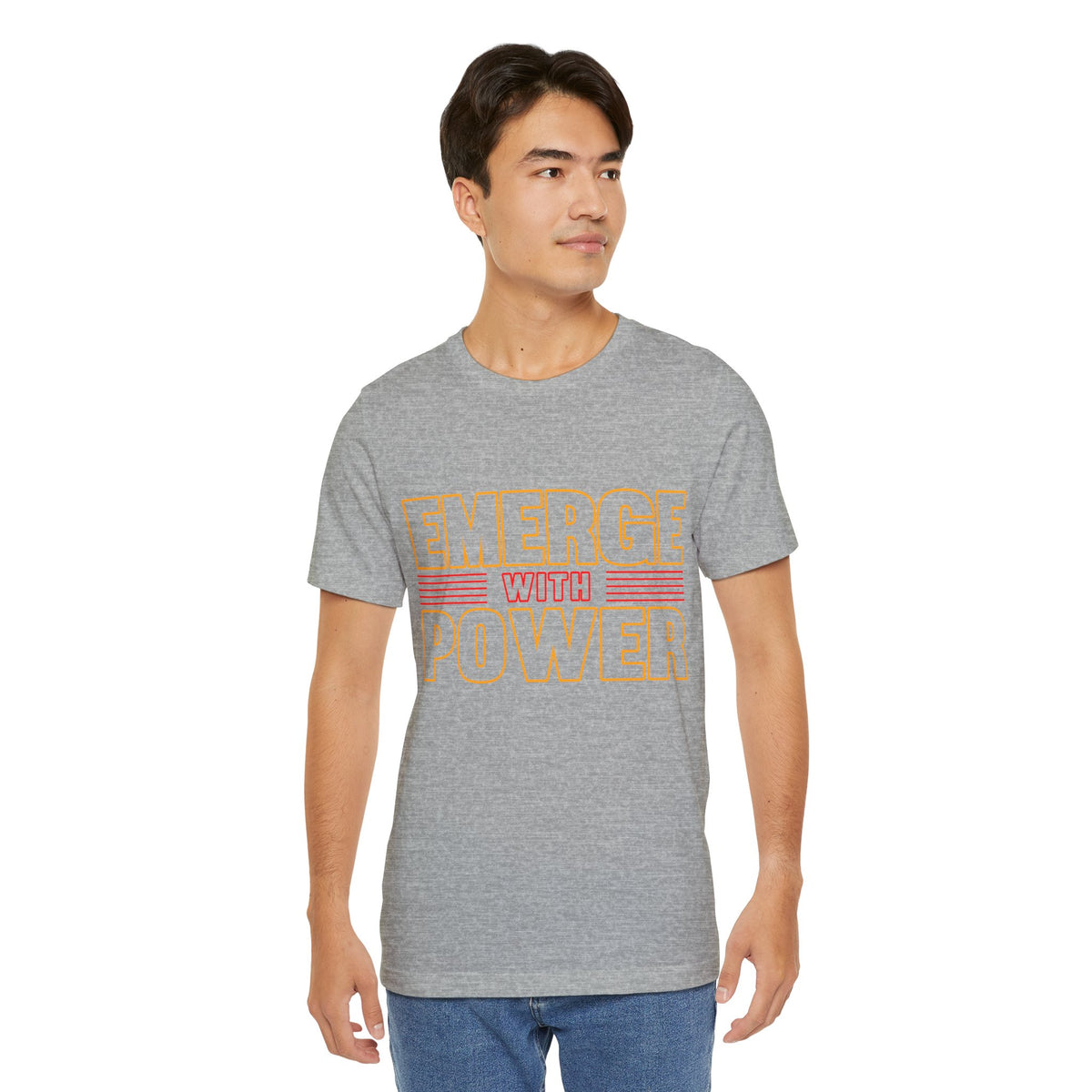 Emerge with power Unisex Jersey Short Sleeve Tee