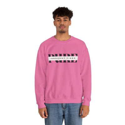 Pure Innocent Finds Unisex Heavy Blend™ Crewneck Sweatshirt, Black