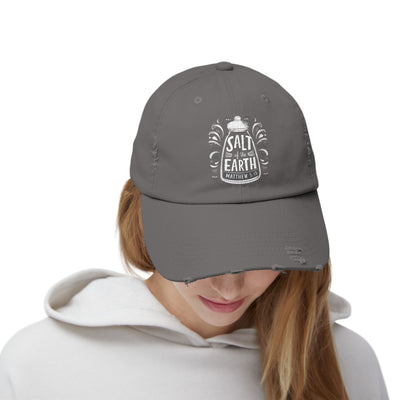 Salt Of The Earth Matthew 5:13 Unisex Distressed Cap