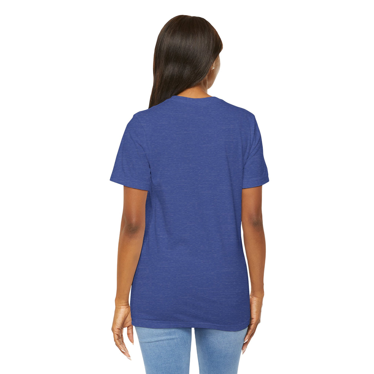 My God Made Me 100% Real Woman Jersey Short Sleeve Tee, American Flag Designs