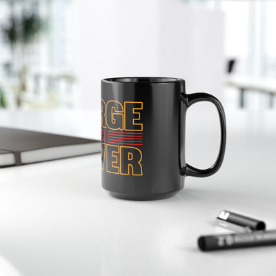 Emerge With Power Black Mug (11oz, 15oz), Block Design