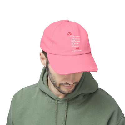 Be Determined Unisex Distressed Cap