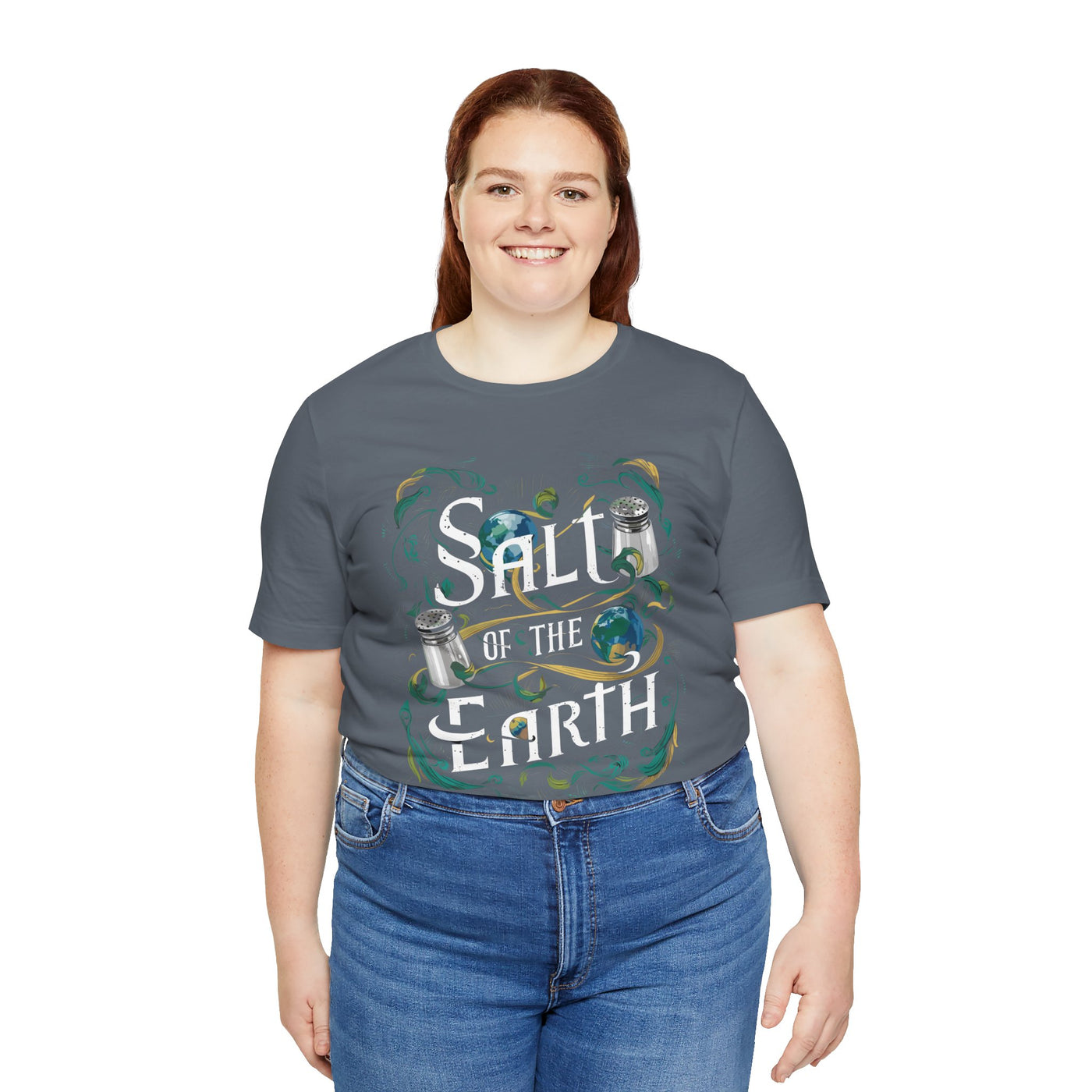 Salt Of The Earth Matthew 5:13 Unisex Jersey Short Sleeve Tee, Abstract Design