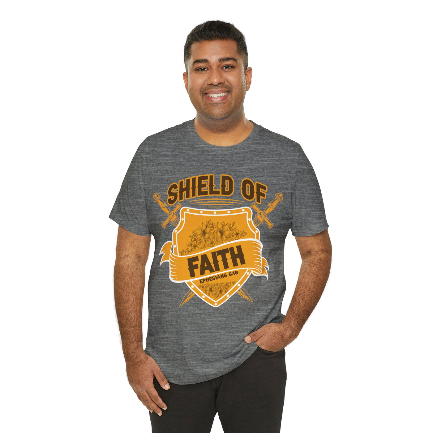Shield Of Faith Unisex Jersey Short Sleeve Tee