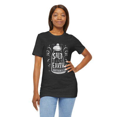 Salt Of The Earth Matthew 5:13 Unisex Jersey Short Sleeve Tee