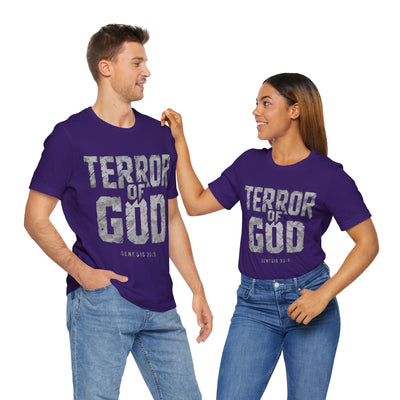 Terror Of God Genesis 35:5 Unisex Jersey Short Sleeve Tee