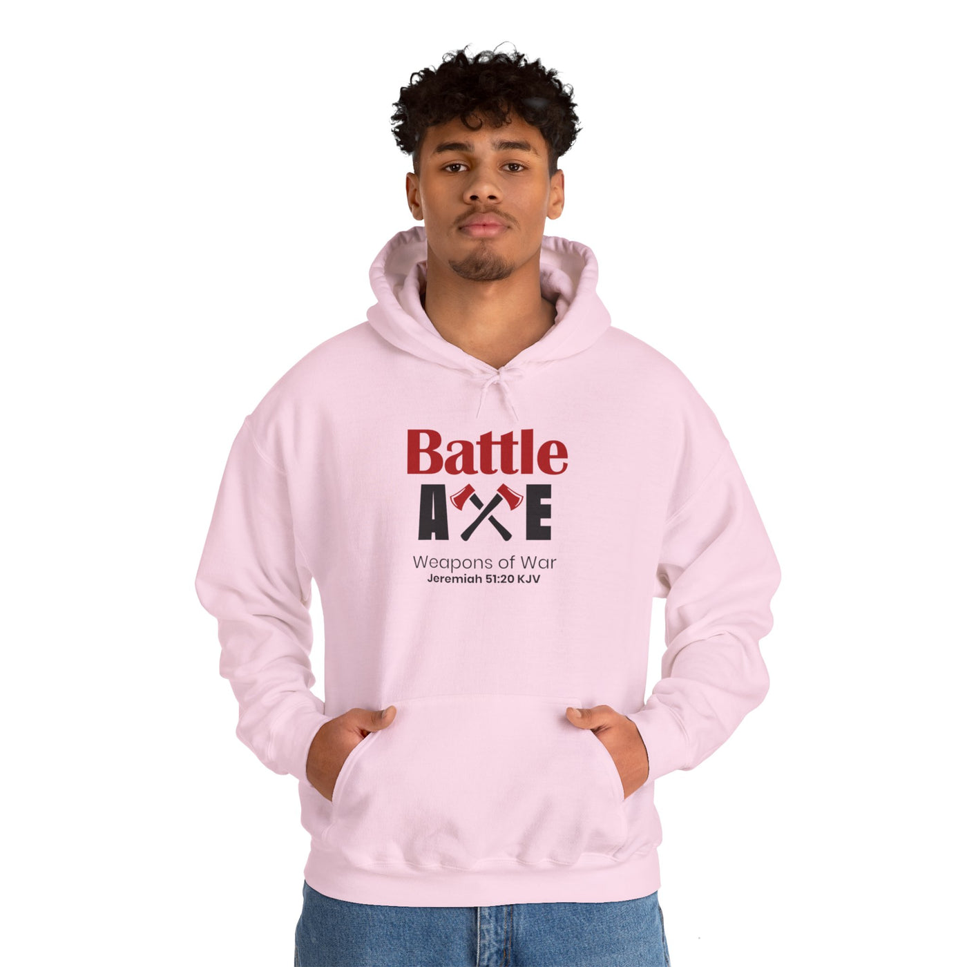 Battle Axe Weapons Of War Unisex Heavy Blend™ Hooded Sweatshirt
