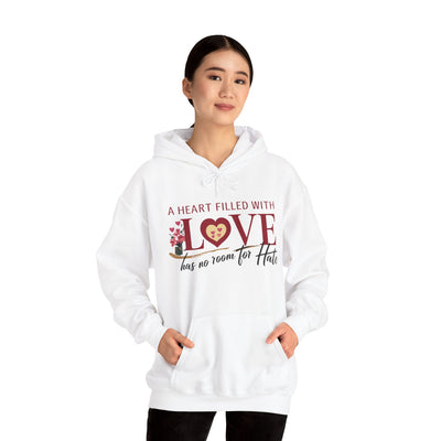 A Heart Filled With Love Unisex Heavy Blend™ Hooded Sweatshirt