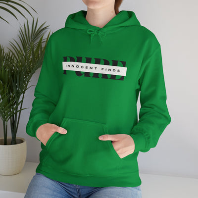 Pure Innocent Finds Unisex Heavy Blend™ Hooded Sweatshirt, Black Design