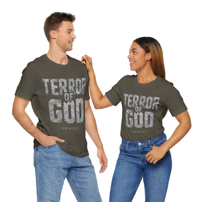 Terror Of God Genesis 35:5 Unisex Jersey Short Sleeve Tee