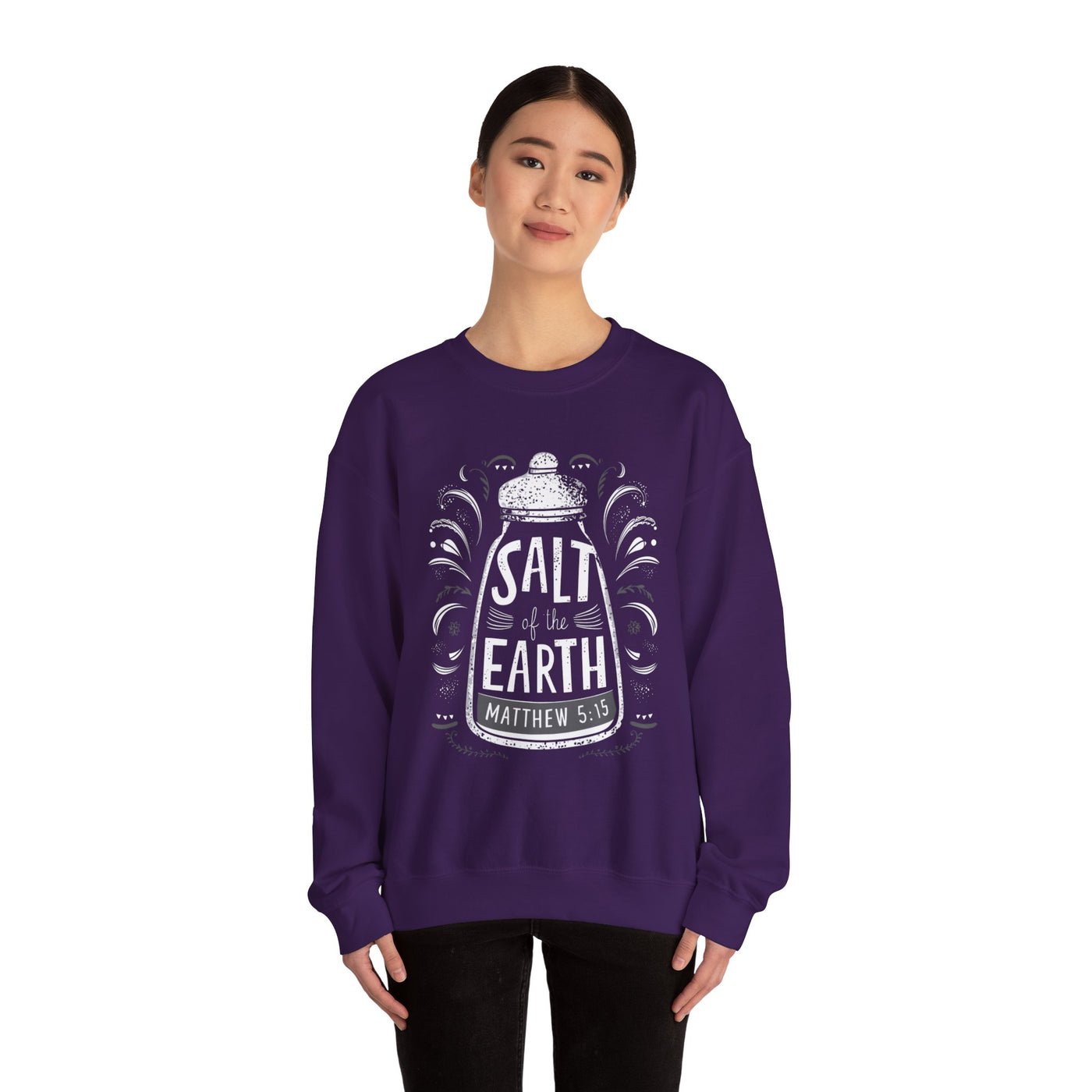 Salt Of The Earth Matthew 5:13 Unisex Heavy Blend™ Crewneck Sweatshirt