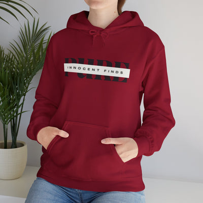 Pure Innocent Finds Unisex Heavy Blend™ Hooded Sweatshirt, Black Design