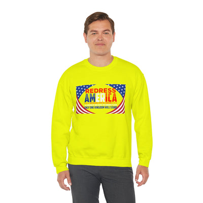 Redress America Unisex Heavy Blend™ Crewneck Sweatshirt, American Stars