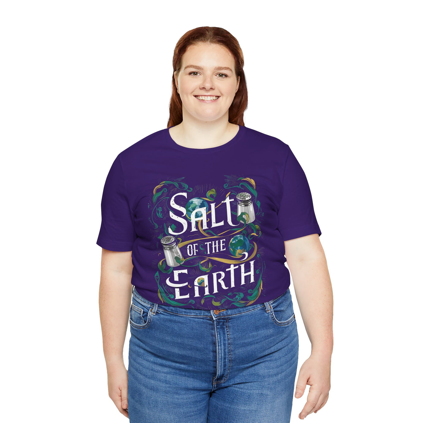 Salt Of The Earth Matthew 5:13 Unisex Jersey Short Sleeve Tee, Abstract Design