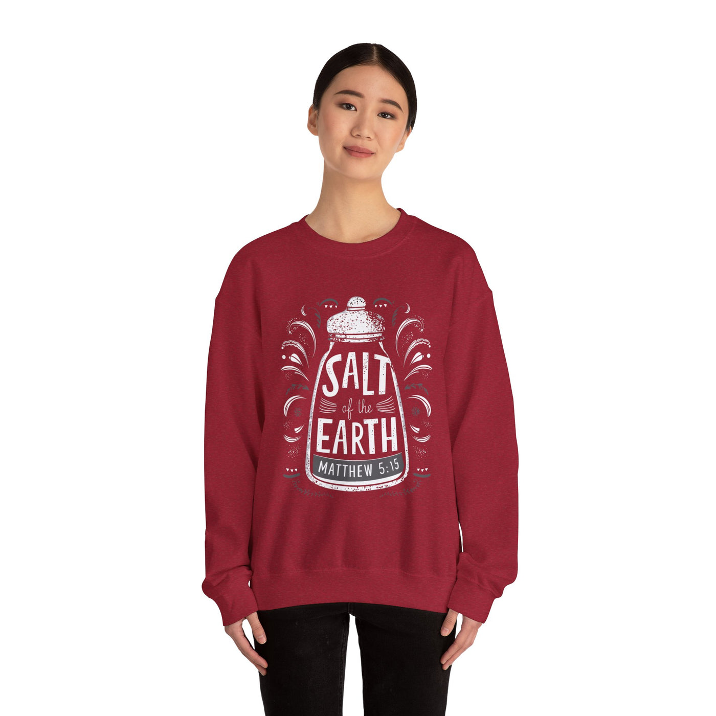 Salt Of The Earth Matthew 5:13 Unisex Heavy Blend™ Crewneck Sweatshirt