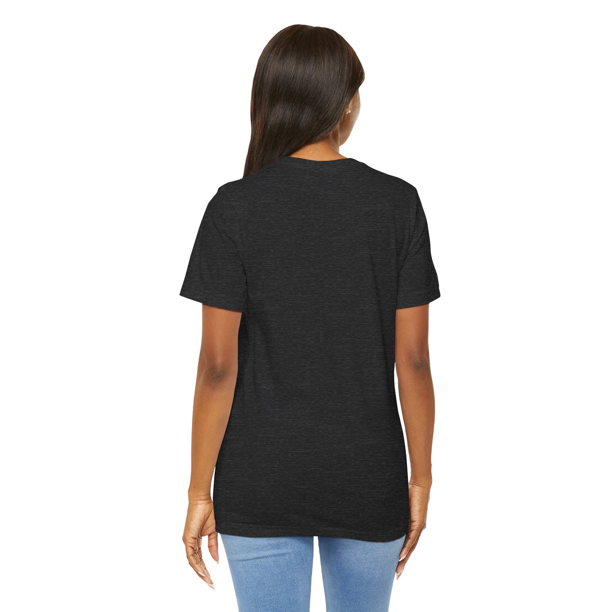 My God Made Me 100% Real Woman Jersey Short Sleeve Tee, American Flag Designs