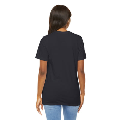 The Mighty Warrior Zephaniah 3:17 Unisex Jersey Short Sleeve Tee, Comic Design