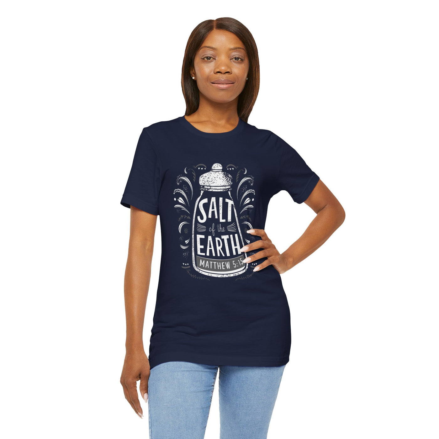 Salt Of The Earth Matthew 5:13 Unisex Jersey Short Sleeve Tee