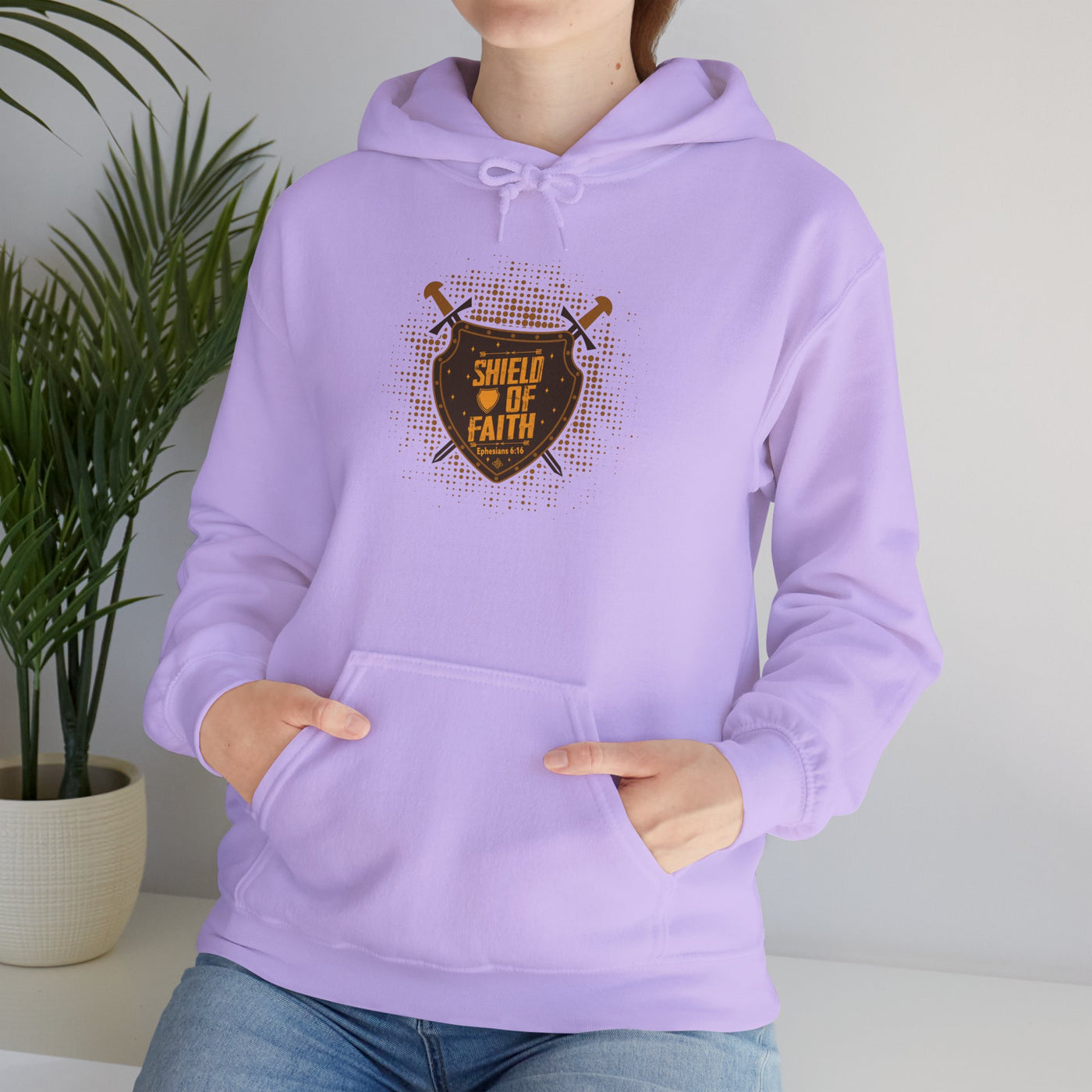 Shield Of Faith Unisex Heavy Blend™ Hooded Sweatshirt