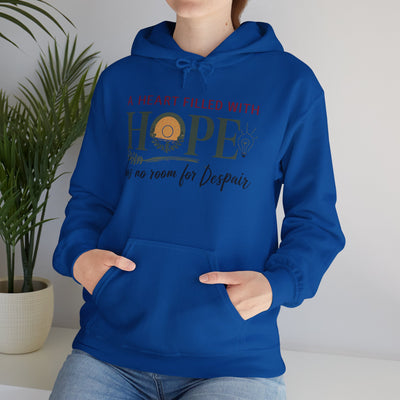 A Heart Filled With Hope Unisex Heavy Blend™ Hooded Sweatshirt