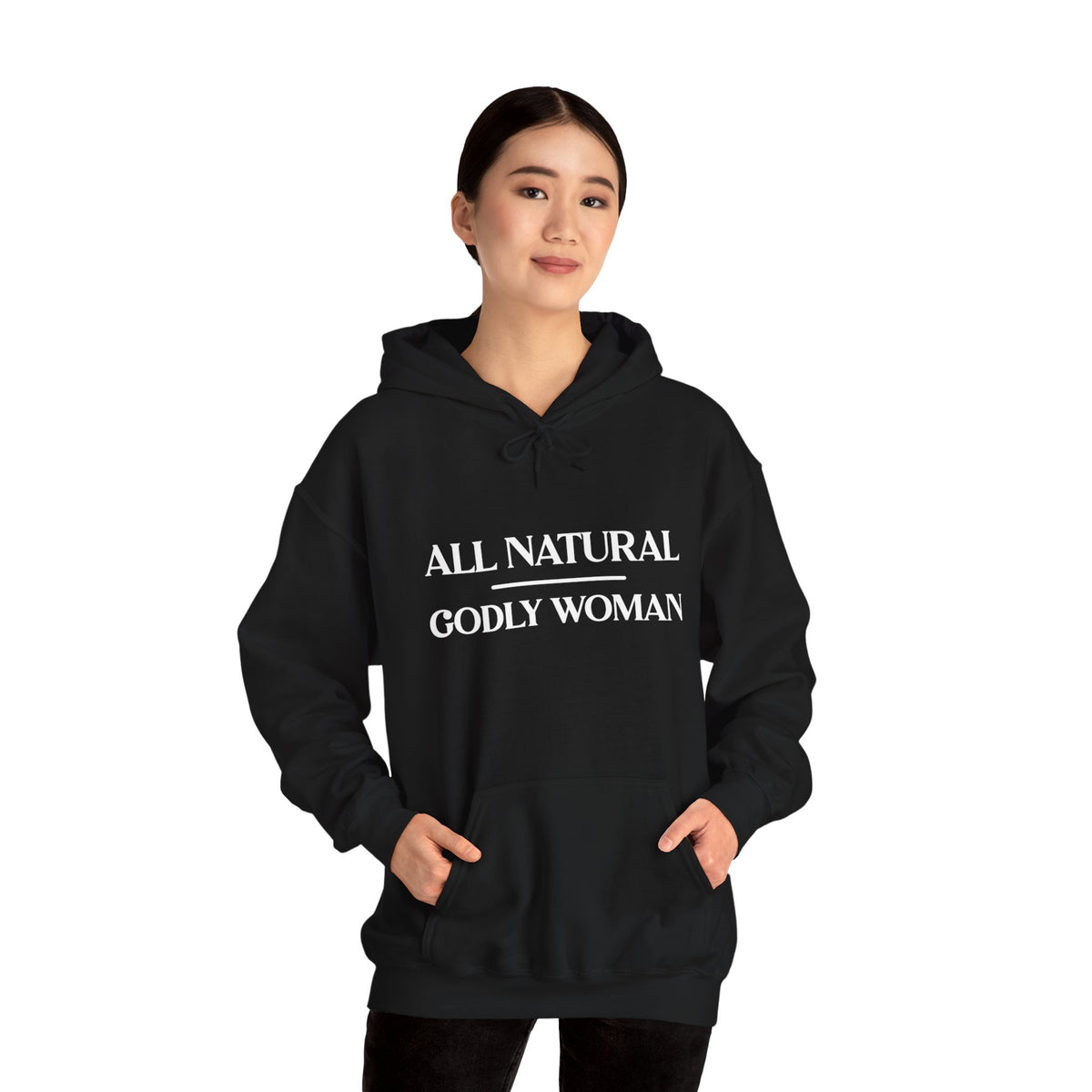 All Natural Godly Woman Heavy Blend™ Hooded Sweatshirt