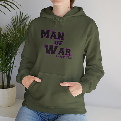 Man Of War Exodus 15:3 Unisex Heavy Blend™ Hooded Sweatshirt