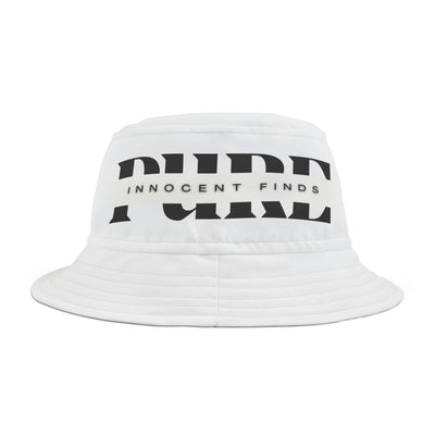 Pure Innocent Finds Unisex Bucket Hat, Black Design