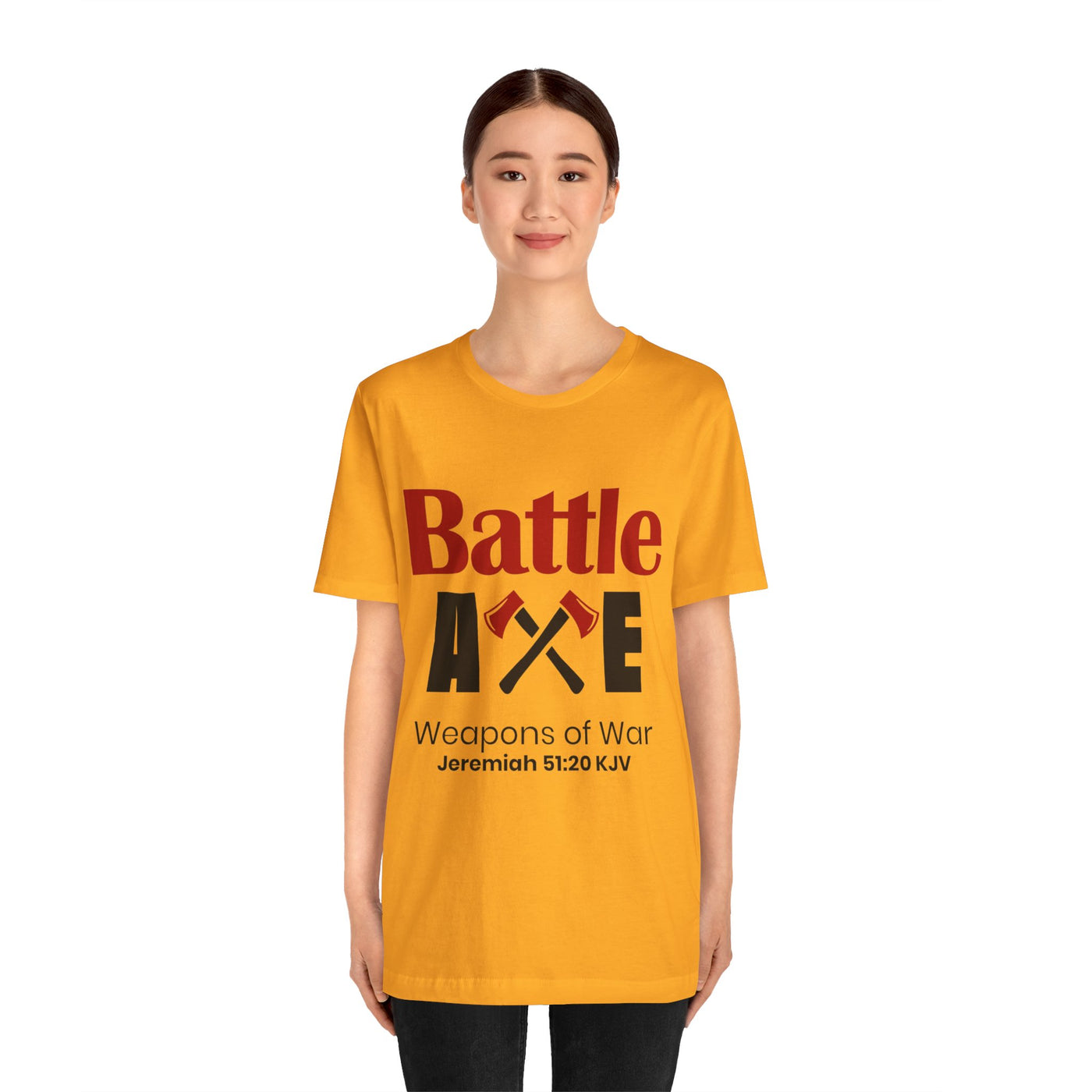 Battle Axe Weapons Of War Unisex Jersey Short Sleeve Tee