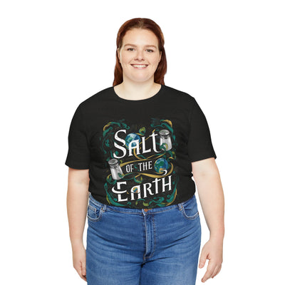 Salt Of The Earth Matthew 5:13 Unisex Jersey Short Sleeve Tee, Abstract Design
