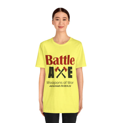 Battle Axe Weapons Of War Unisex Jersey Short Sleeve Tee