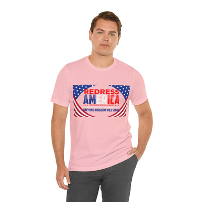 Redress America Unisex Jersey Short Sleeve Tee, American Flags