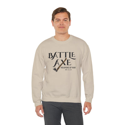 Battle Axe Jeremiah 51:20 Unisex Heavy Blend™ Crewneck Sweatshirt