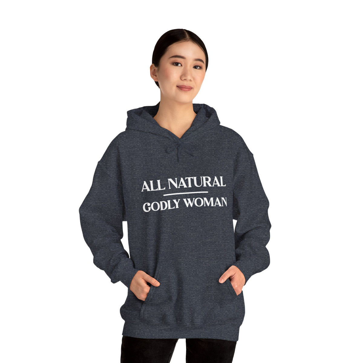 All Natural Godly Woman Heavy Blend™ Hooded Sweatshirt