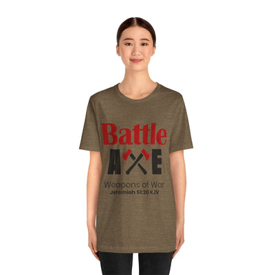 Battle Axe Weapons Of War Unisex Jersey Short Sleeve Tee
