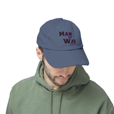 Man Of War Unisex Distressed Cap