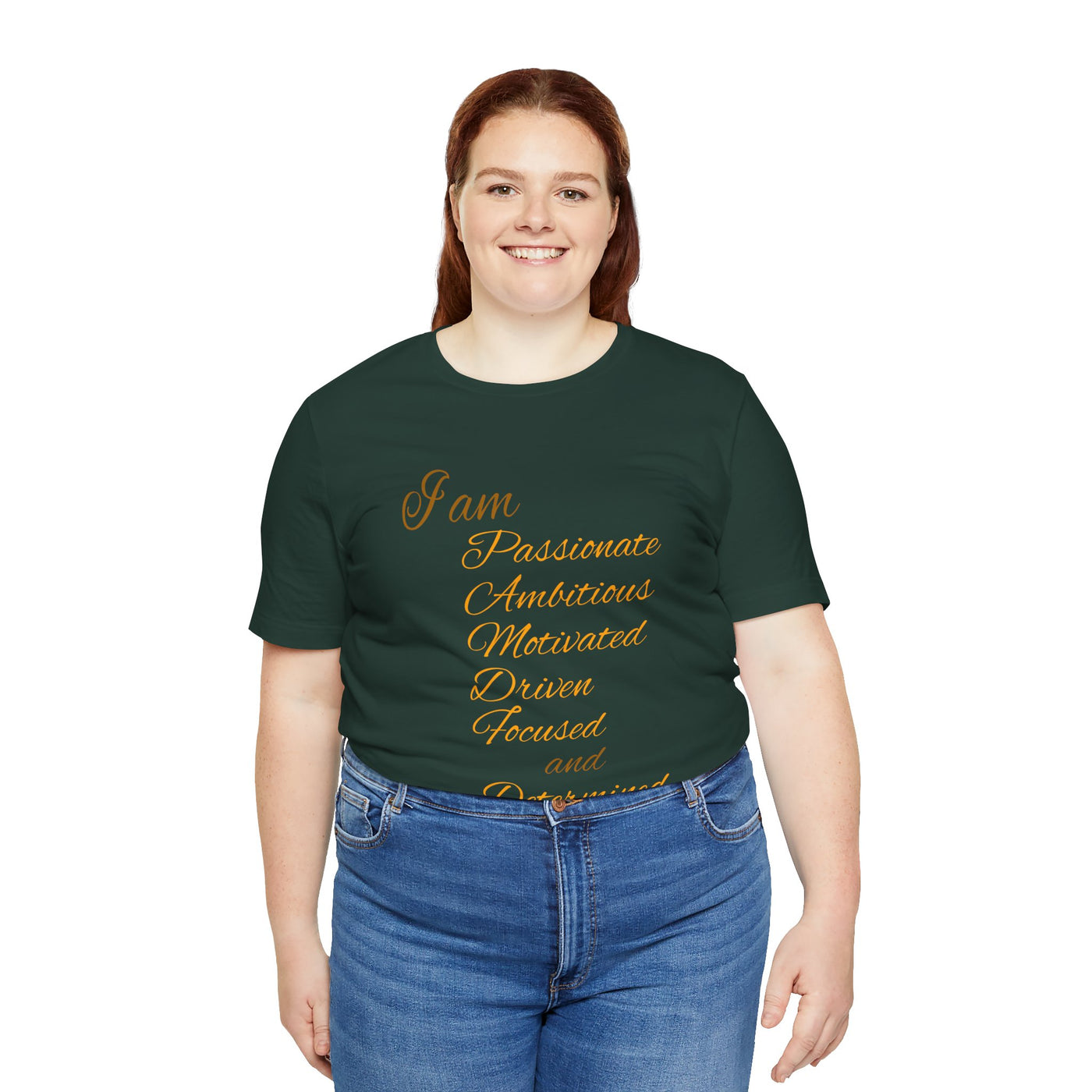 I Am Determined Unisex Jersey Short Sleeve Tee