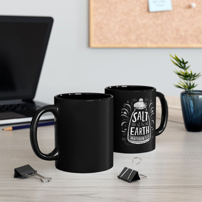 Salt Of The Earth Matthew 5:13 Black Mug (11oz, 15oz)