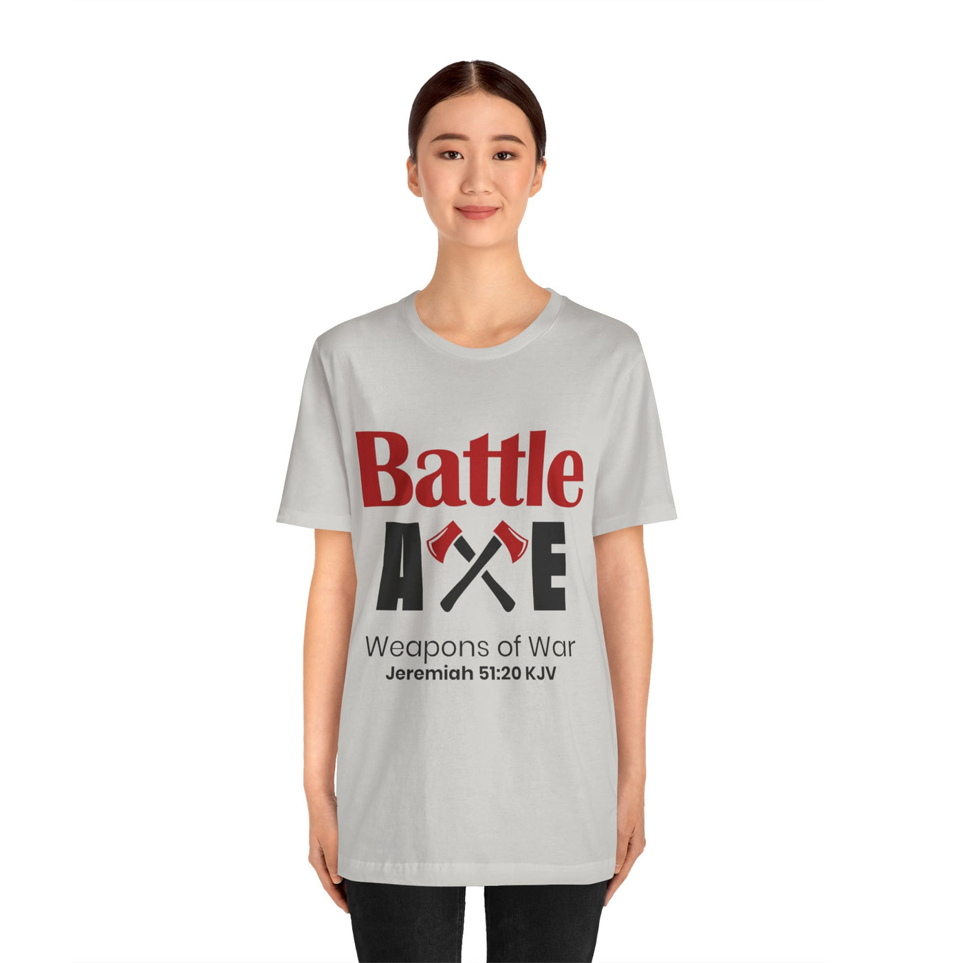 Battle Axe Weapons Of War Unisex Jersey Short Sleeve Tee