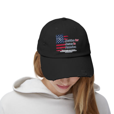 Justice For Jesus In America Unisex Distressed Cap